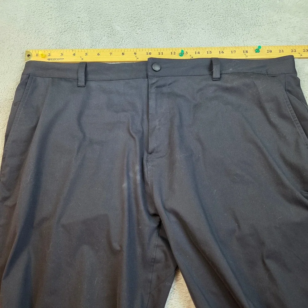 Rhone Commuter Pants Mens 42 Synthetic Blend Stretch Straight Leg Dark Navy Blue